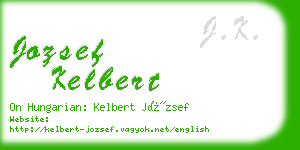 jozsef kelbert business card